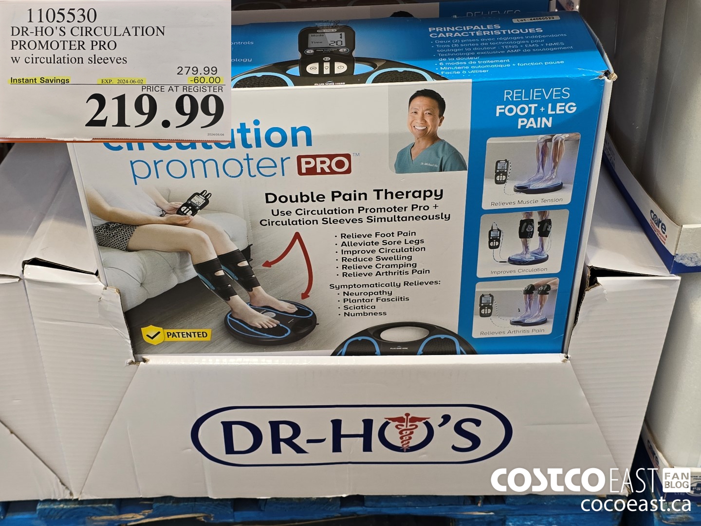 1105530 DR-HO'S CIRCULATION PROMOTER PRO w circulation sleeves ($60.00 INSTANT SAVINGS EXPIRES ON 2024-06-02) $219.99