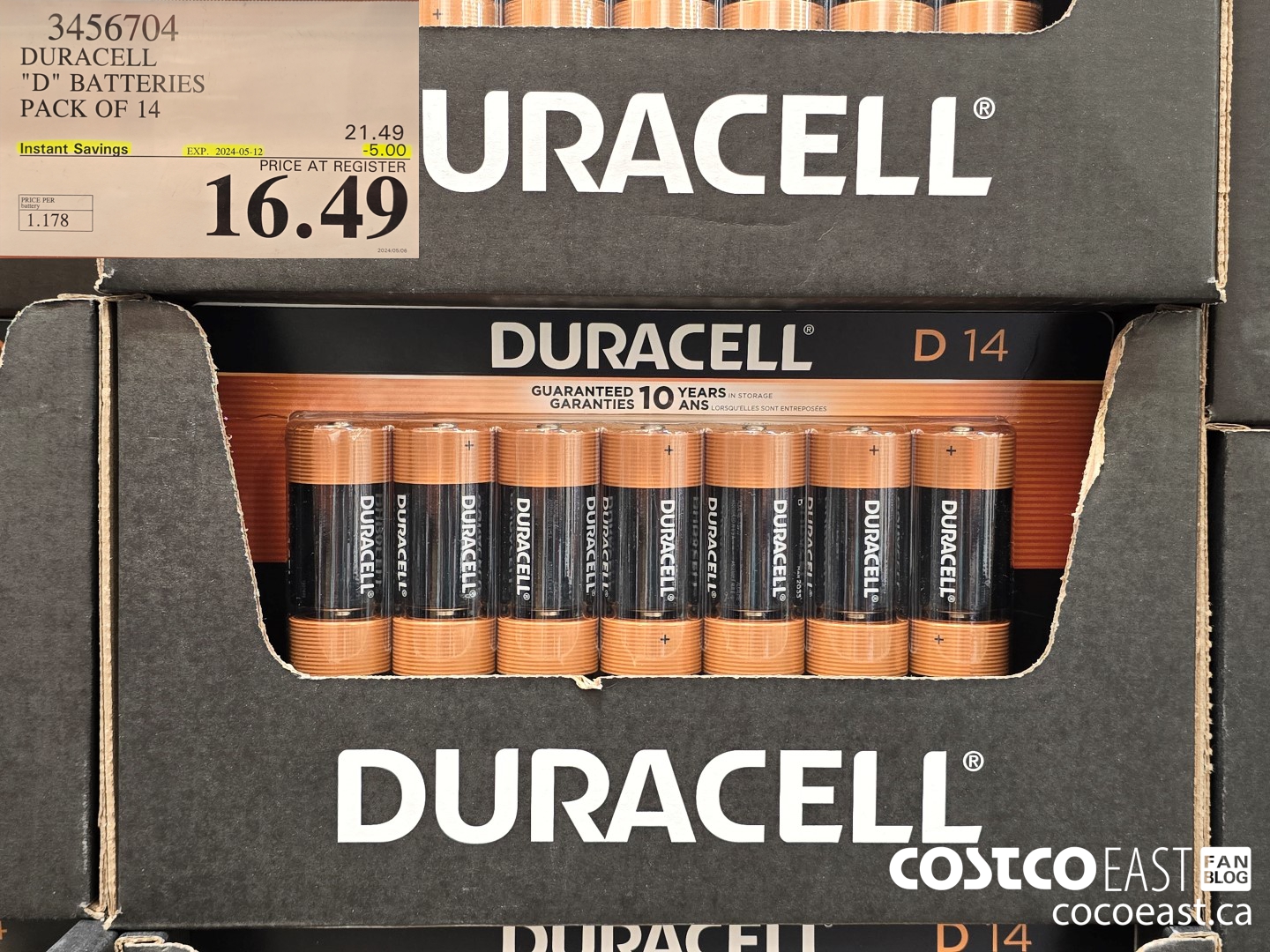 3456704 DURACELL 