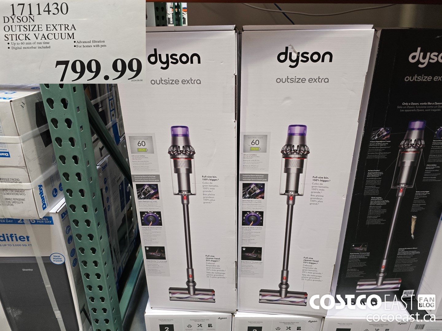 1711430 DYSON OUTSIZE EXTRA STICK VACUUM $799.99
