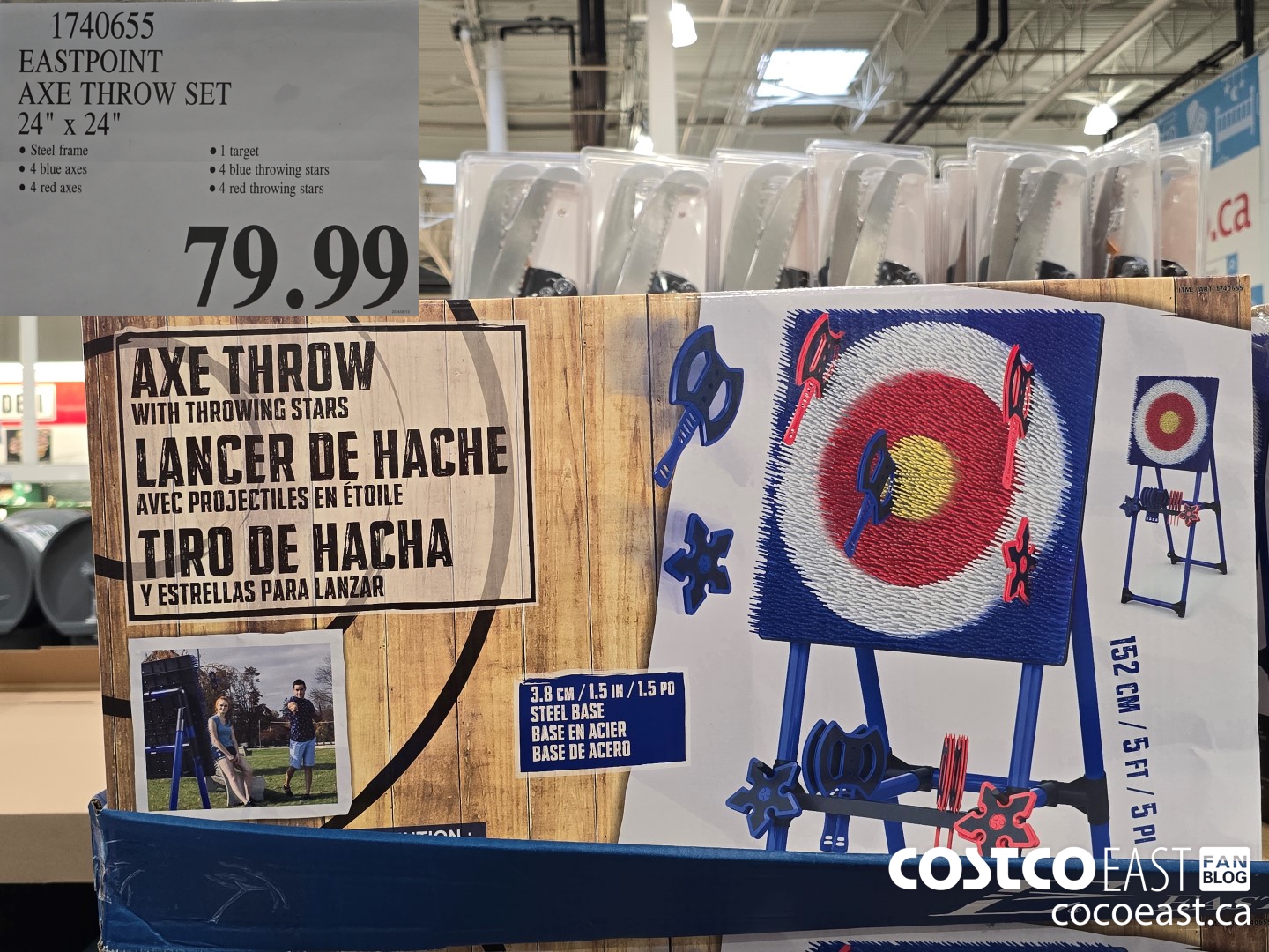 1740655 EASTPOINT AXE THROW SET 24