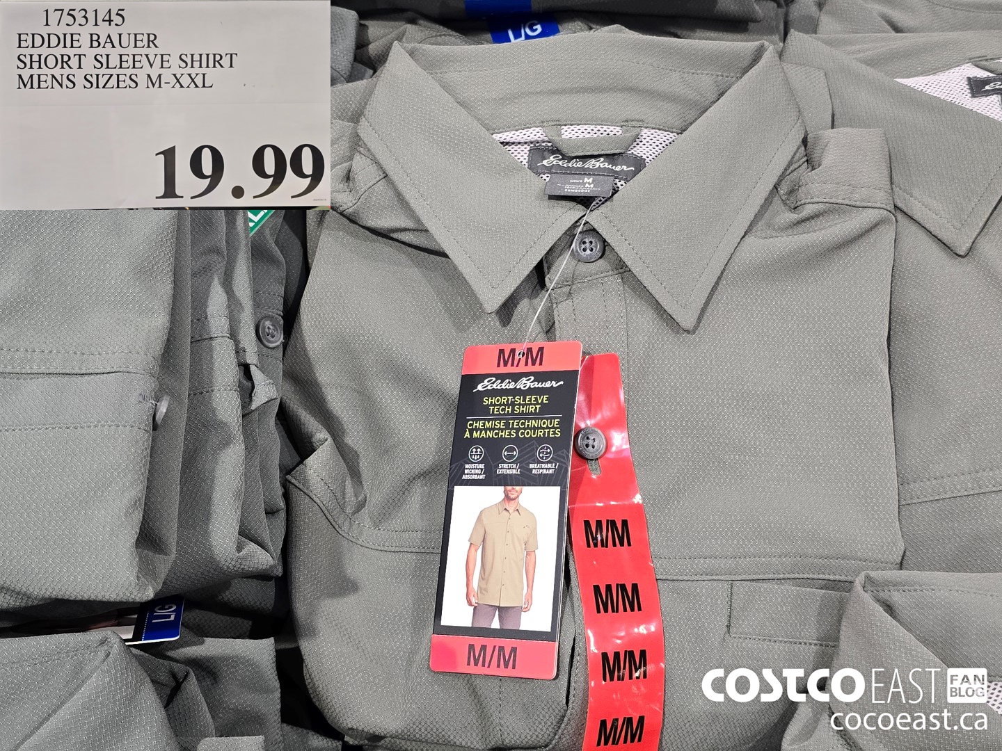 1753145 EDDIE BAUER SHORT SLEEVE SHIRT MENS SIZES M-XXL $19.99