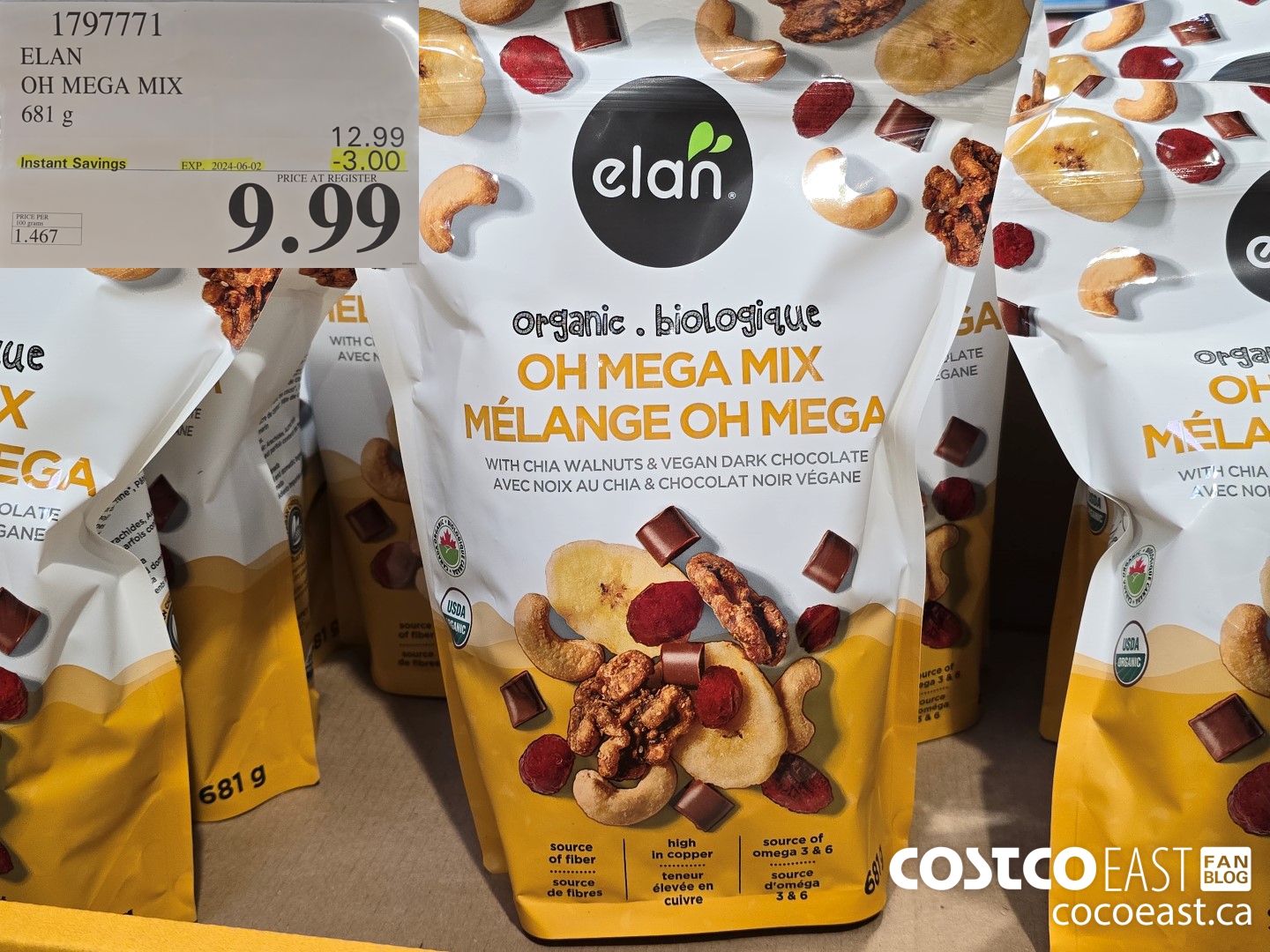 1797771 ELAN OH MEGA MIX 681 g ($3.00 INSTANT SAVINGS EXPIRES ON 2024-06-02) $9.99