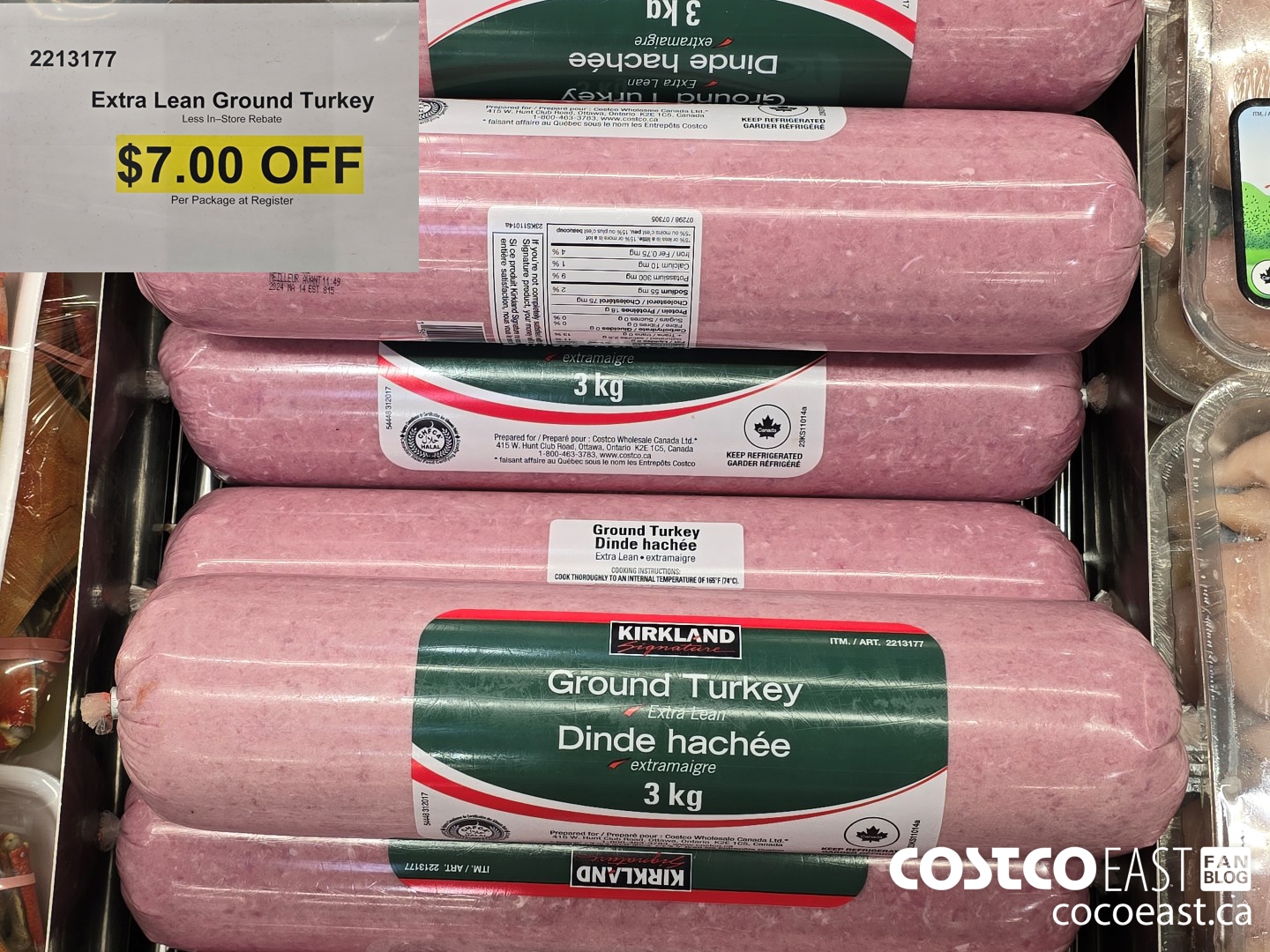 2213177 Extra Lean Ground Turkey ($7.00 INSTANT SAVINGS)