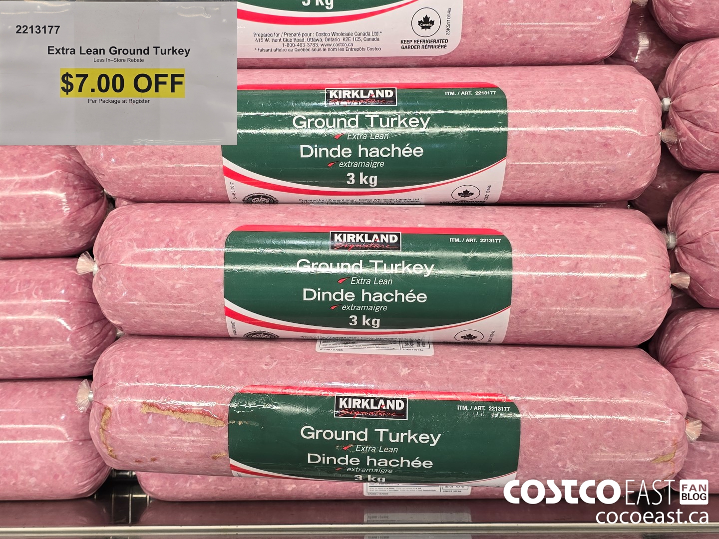 2213177 Extra Lean Ground Turkey ($7.00 INSTANT SAVINGS)