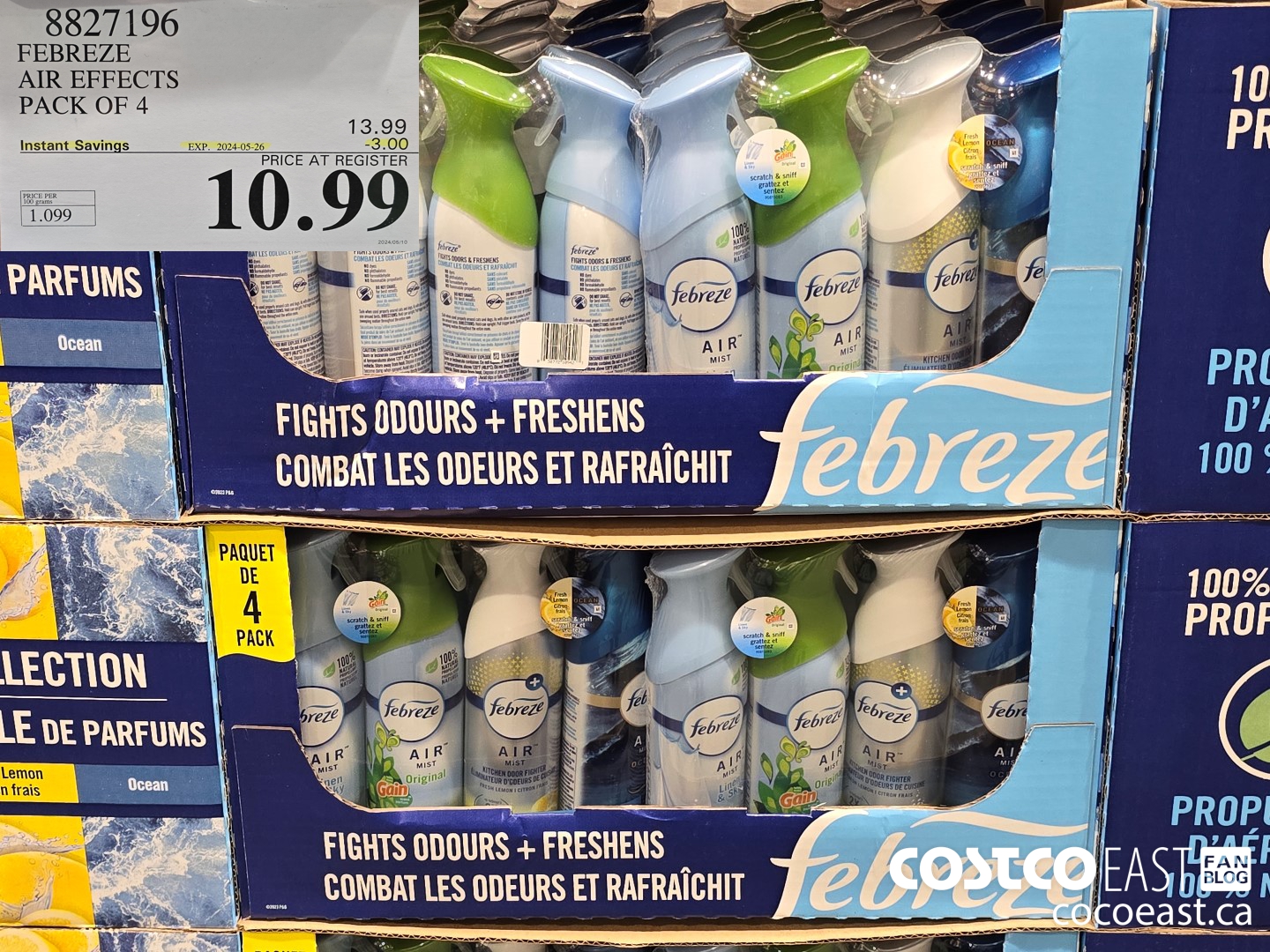 8827196 FEBREZE AIR EFFECTS PACK OF 4 ($3.00 INSTANT SAVINGS EXPIRES ON 2024-05-26) $10.99