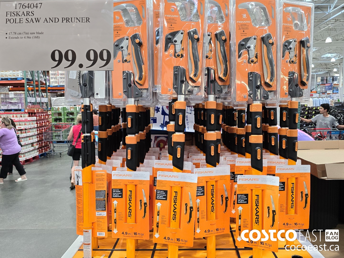 1764047 FISKARS POLE SAW AND PRUNER $99.99