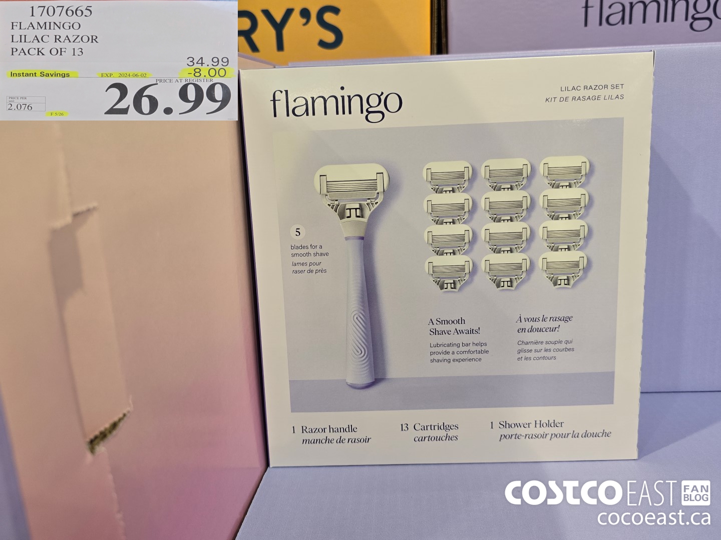 1707665 FLAMINGO LILAC RAZOR PACK OF 13 ($8.00 INSTANT SAVINGS EXPIRES ON 2024-06-02) $26.99