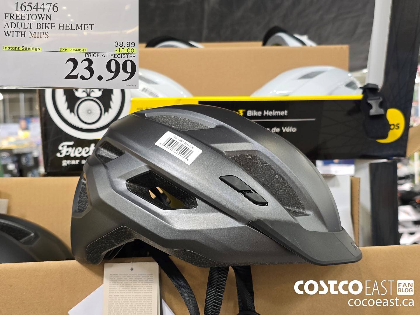 1654476 FREETOWN ADULT BIKE HELMET WITH MIPS ($15.00 INSTANT SAVINGS EXPIRES ON 2024-05-19) $23.99