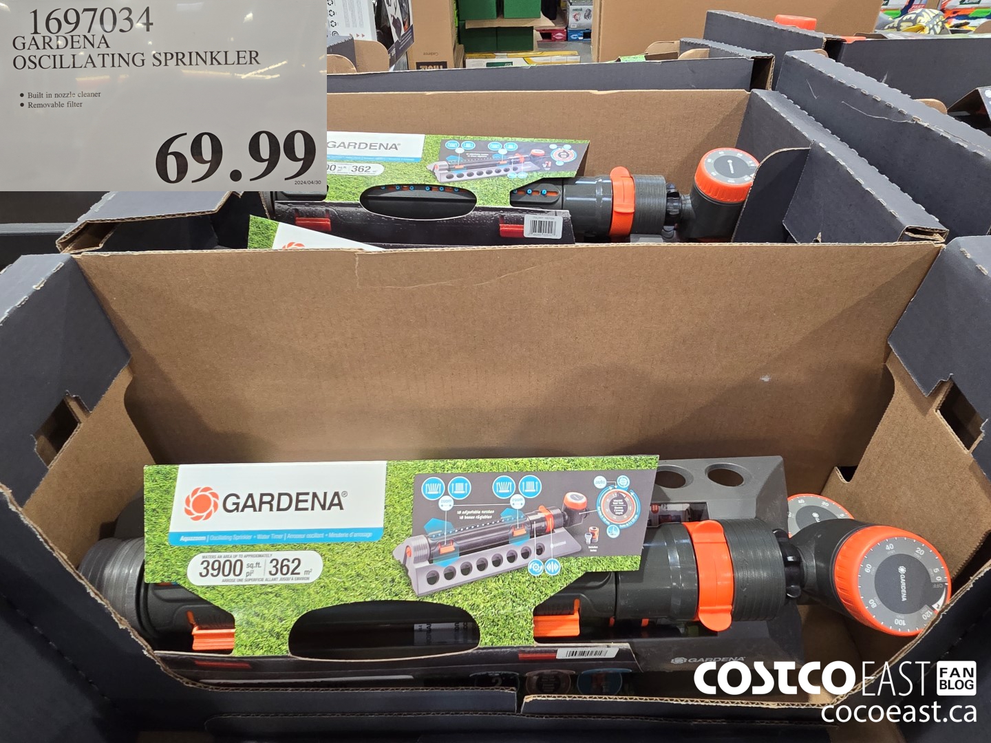 1697034 GARDENA OSCILLATING SPRINKLER $69.99