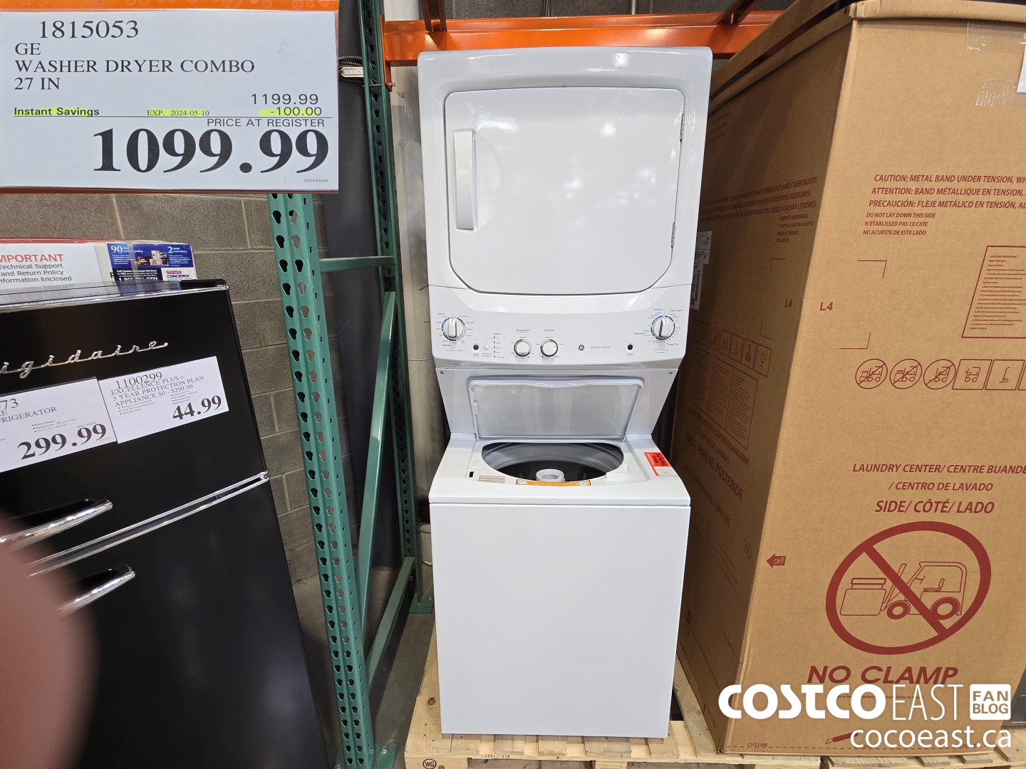 1815053 GE WASHER DRYER COMBO 27 IN ($100.00 INSTANT SAVINGS EXPIRES ON 2024-05-10) $1099.99