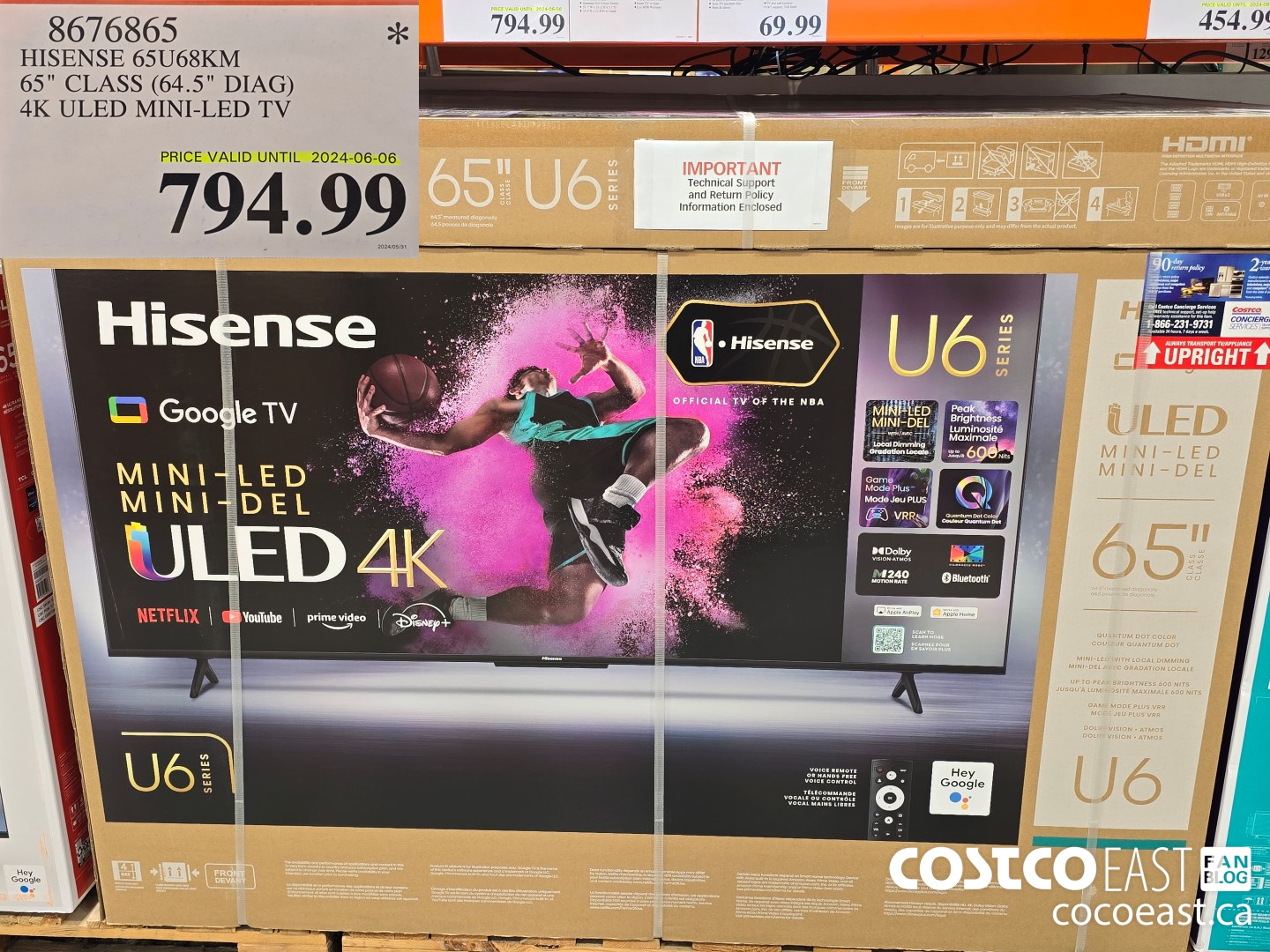 8676865 HISENSE 65U68KM 65