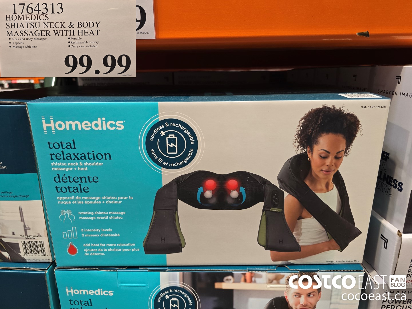 1764313 HOMEDICS SHAITSU NECK & BODY MASSAGER WITH HEAT $99.99