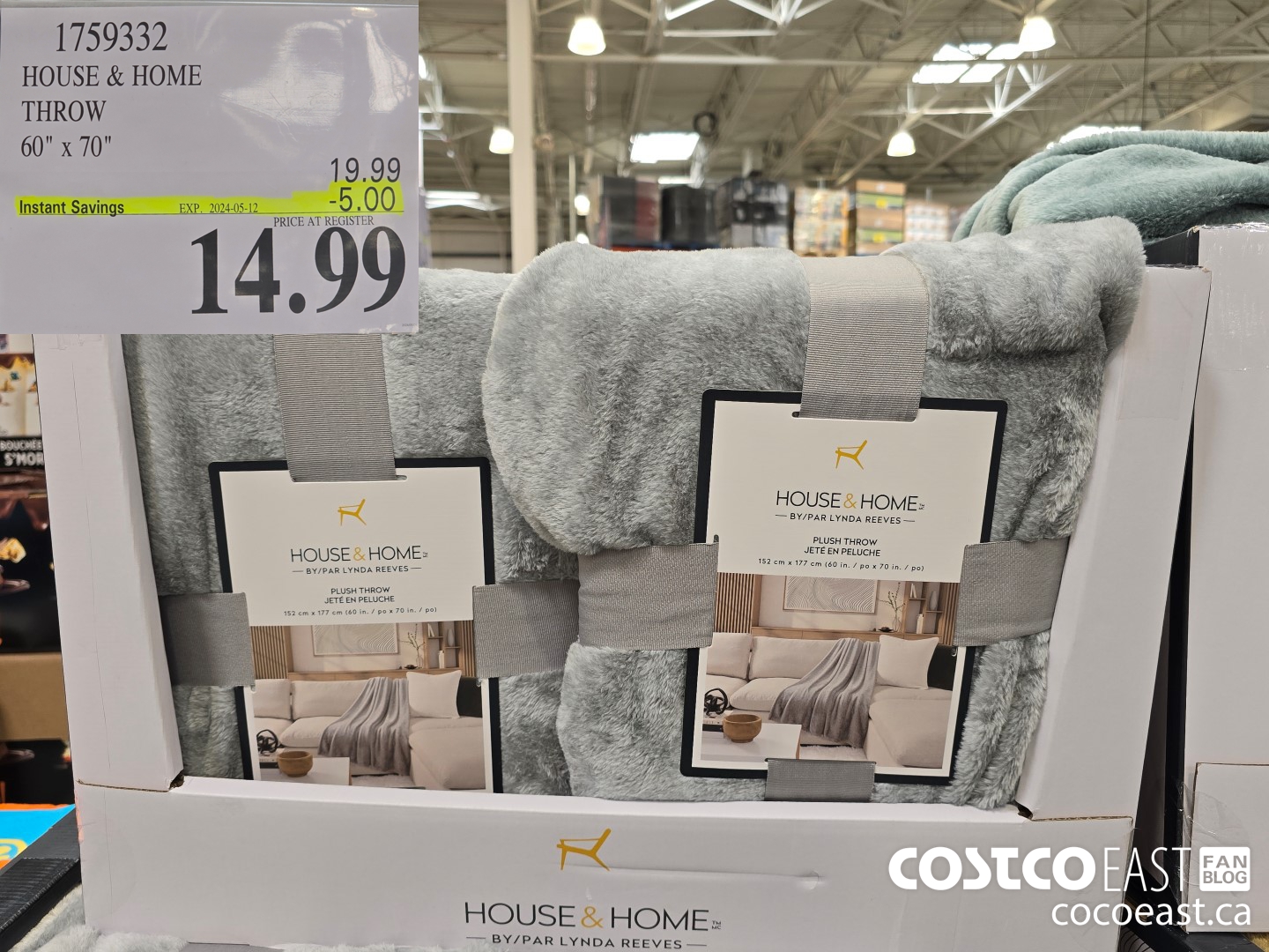 1759332 HOUSE & HOME THROW 60