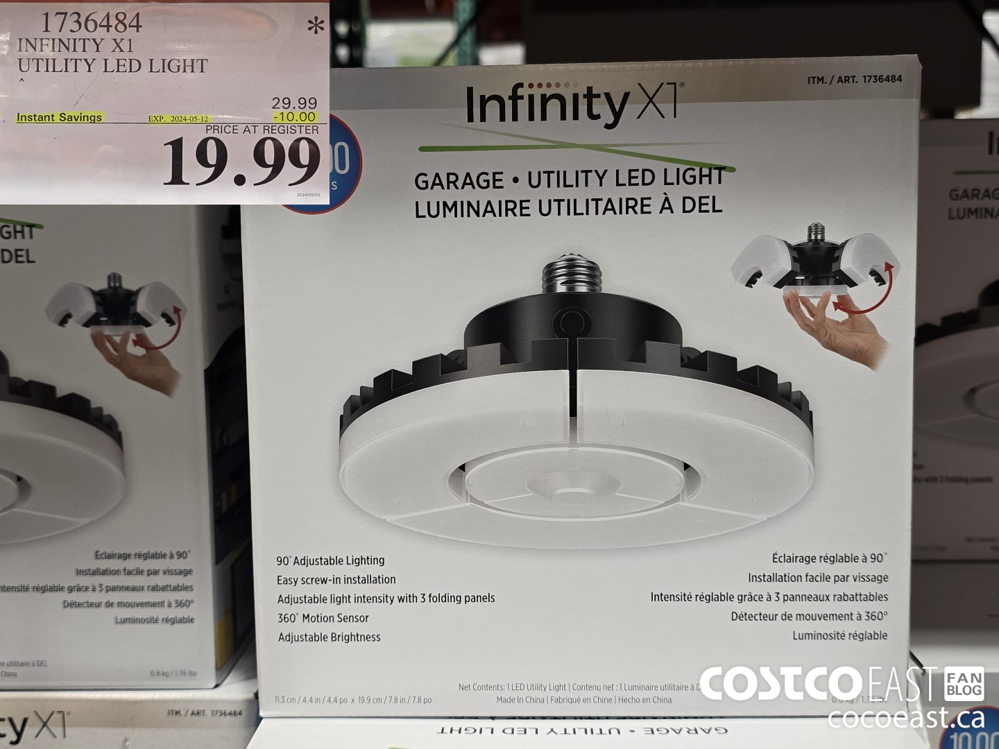 1736484 INFINITY X1 UTILITY LED LIGHT ($10.00 INSTANT SAVINGS EXPIRES ON 2024-05-12) $19.99