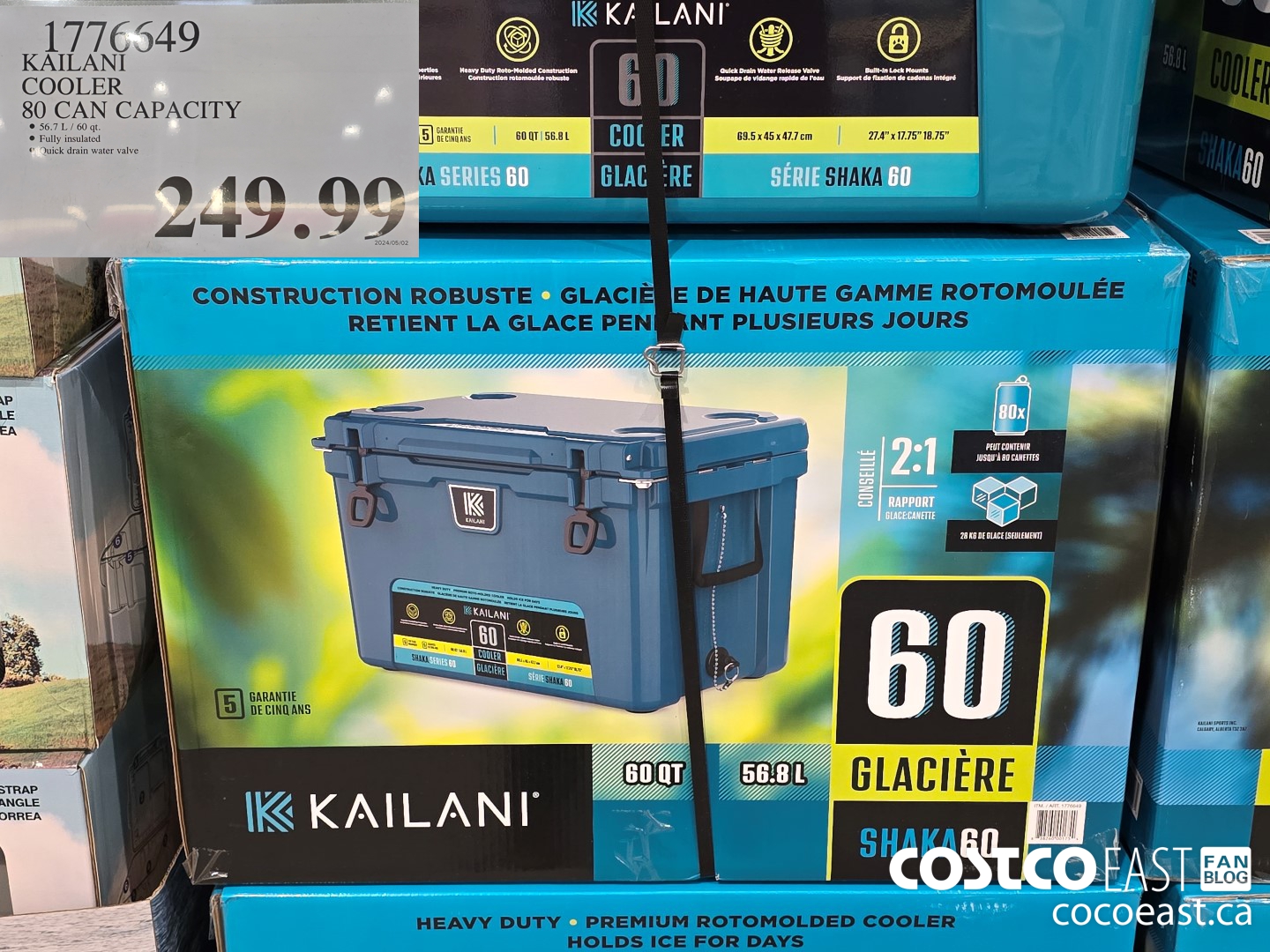 1776649 KAILANI COOLER 80 CAN CAPACITY $249.99