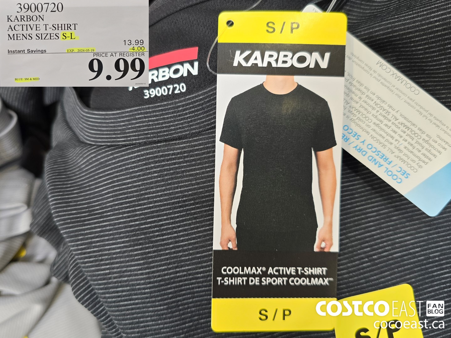 3900720 KARBON ACTIVE T-SHIRT MENS SIZES S-L ($4.00 INSTANT SAVINGS EXPIRES ON 2024-05-19) $9.99