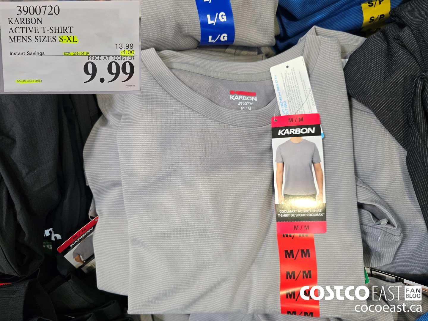 3900720 KARBON ACTIVE T-SHIRT MENS SIZES S-XL ($4.00 INSTANT SAVINGS EXPIRES ON 2024-05-19) $9.99