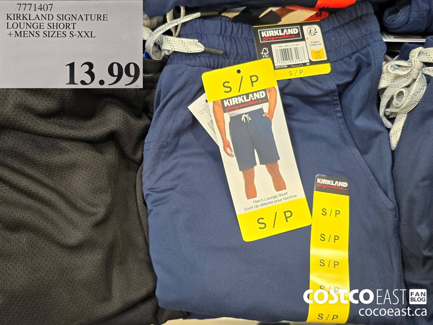 7771407 KIRKLAND SIGNATURE LOUNGE SHORT +MENS SIZES S-XXL $13.99