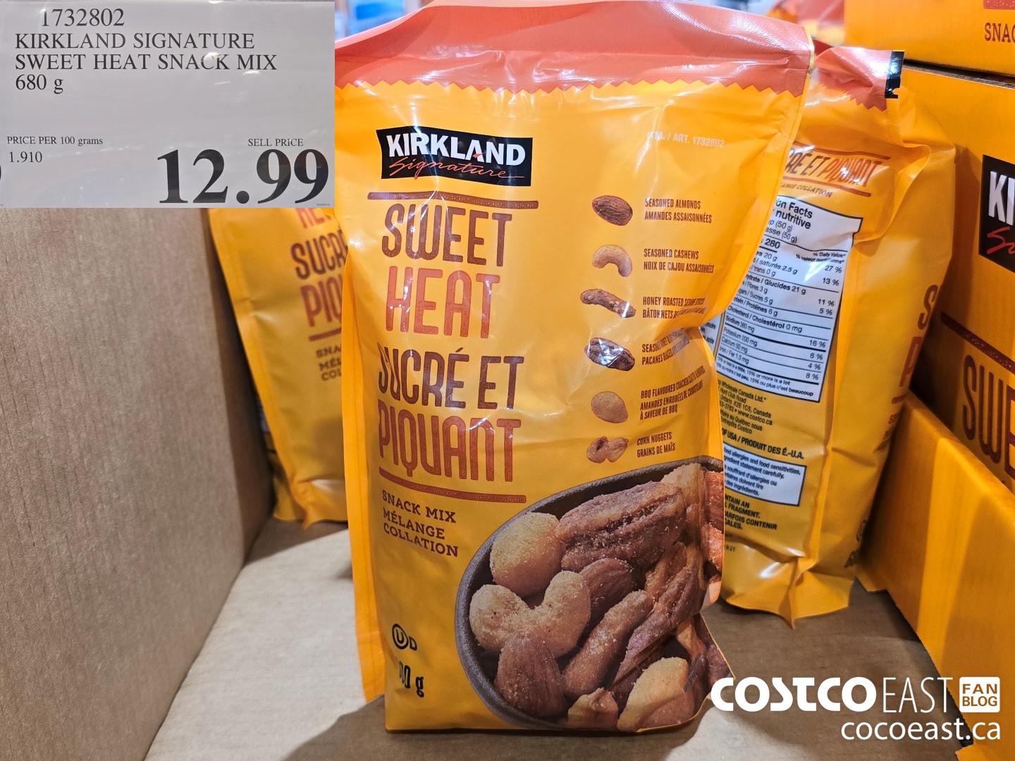 1732802 KIRKLAND SIGNATURE SWEET HEAT SNACK MIX 680 g $12.99