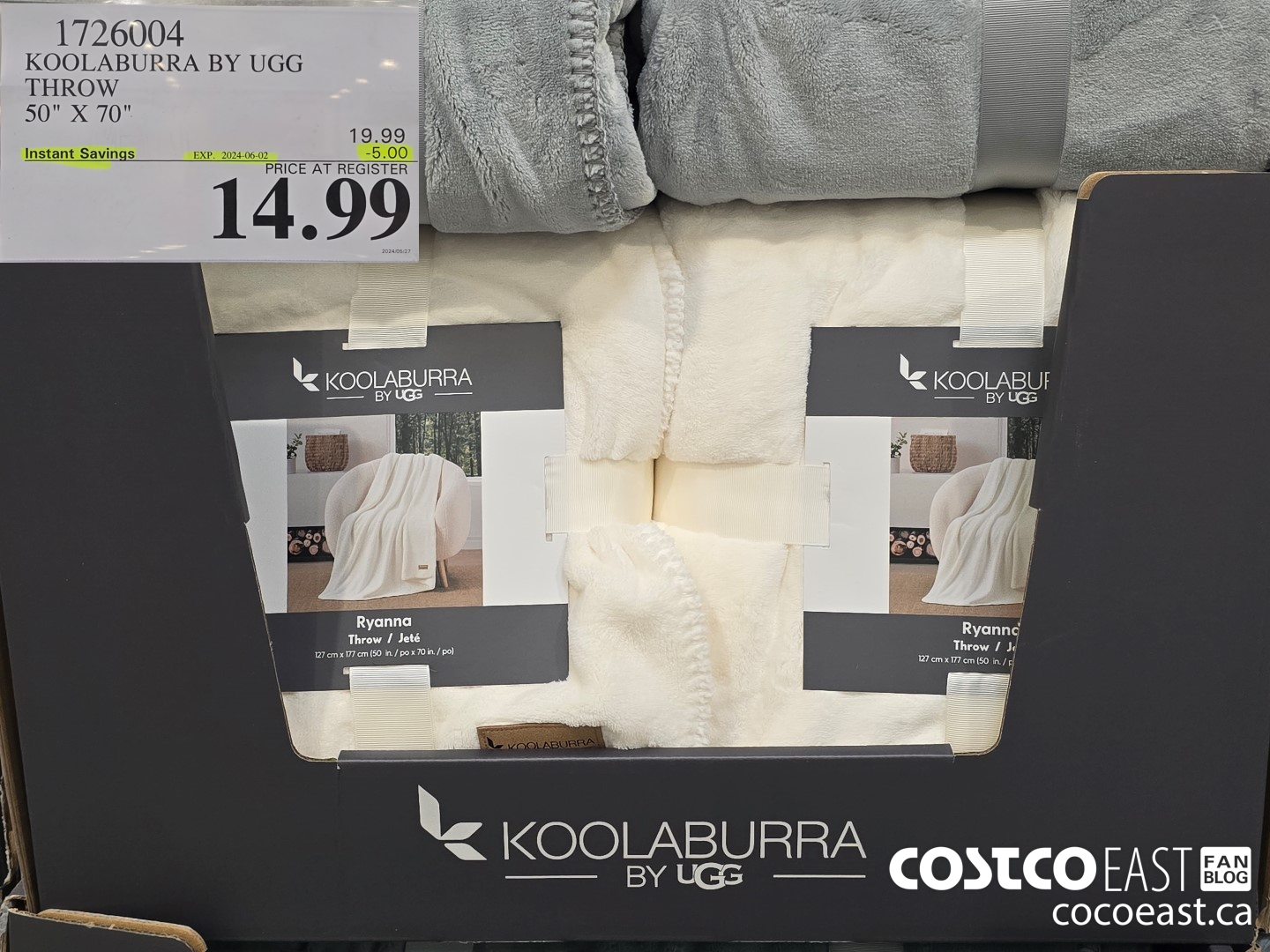 1726004 KOOLABURRA BY UGG THROW 50