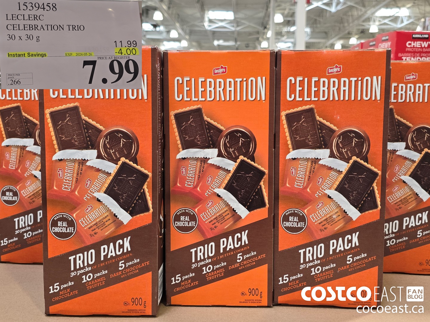1539458 LECLERC CELEBRATION TRIO 30 x 30g ($4.00 INSTANT SAVINGS EXPIRES ON 2024-05-26) $7.99