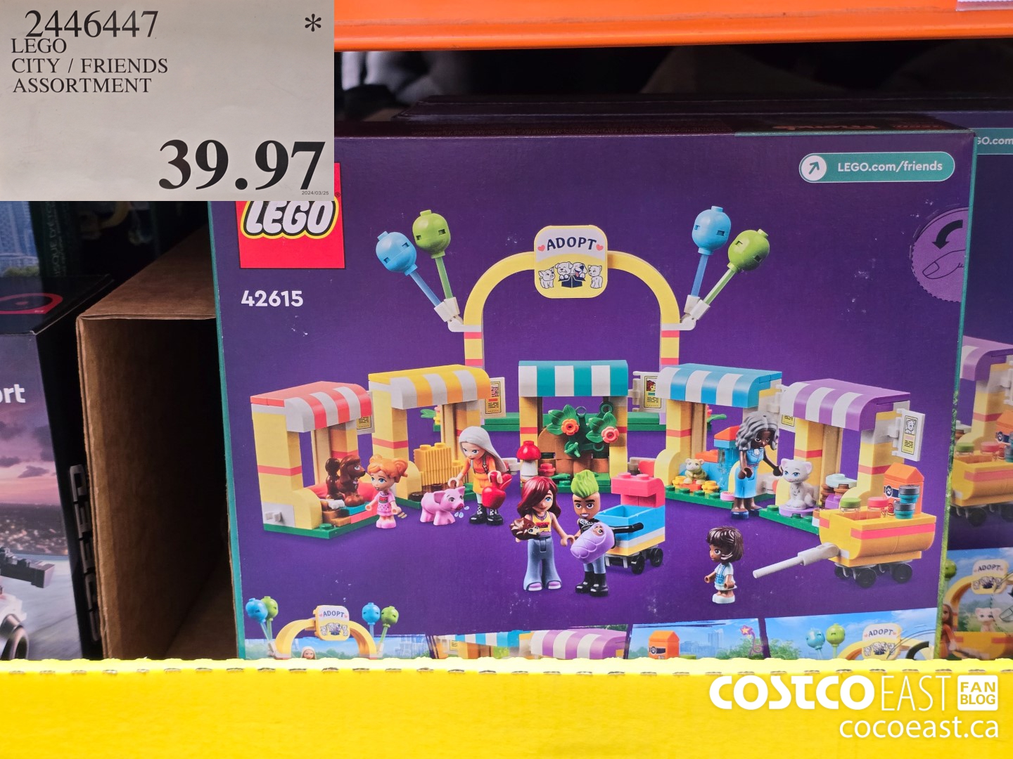 2446447 LEGO CITY / FRIENDS ASSORTMENT $39.97