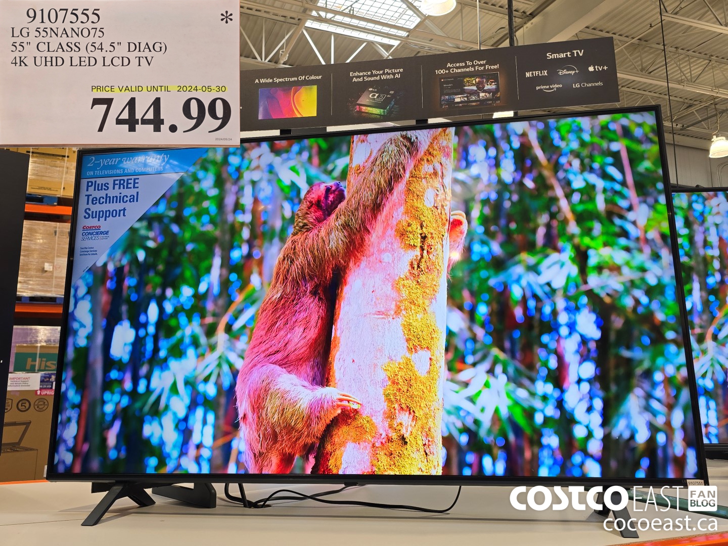 9107555 LG 55NANO75 55