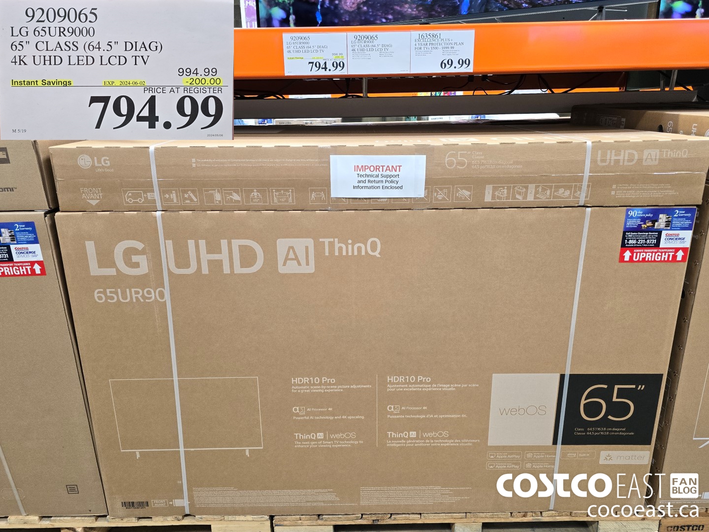 9209065 LG 65UR9000 65