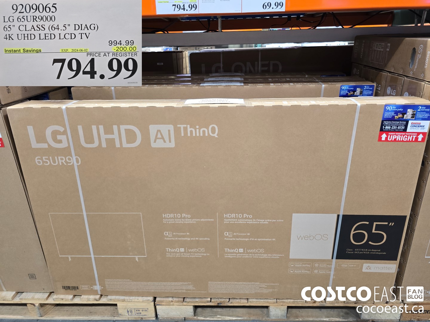 9209065 LG 65UR9000 65