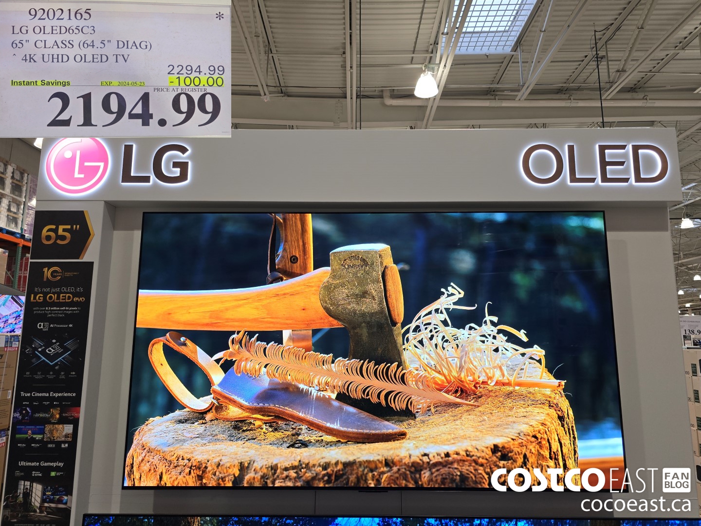 9202165 LG OLED65C3 65