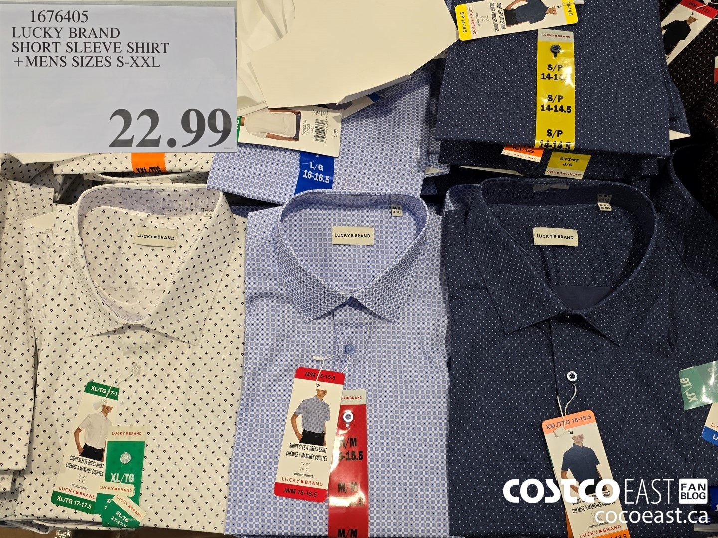 1676405 LUCKY BRAND SHORT SLEEVE SHIRT +MENS SIZES S-XXL $22.99