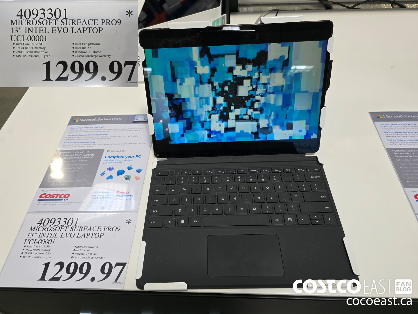 4093301 MICROSOFT SURFACE PRO9 13