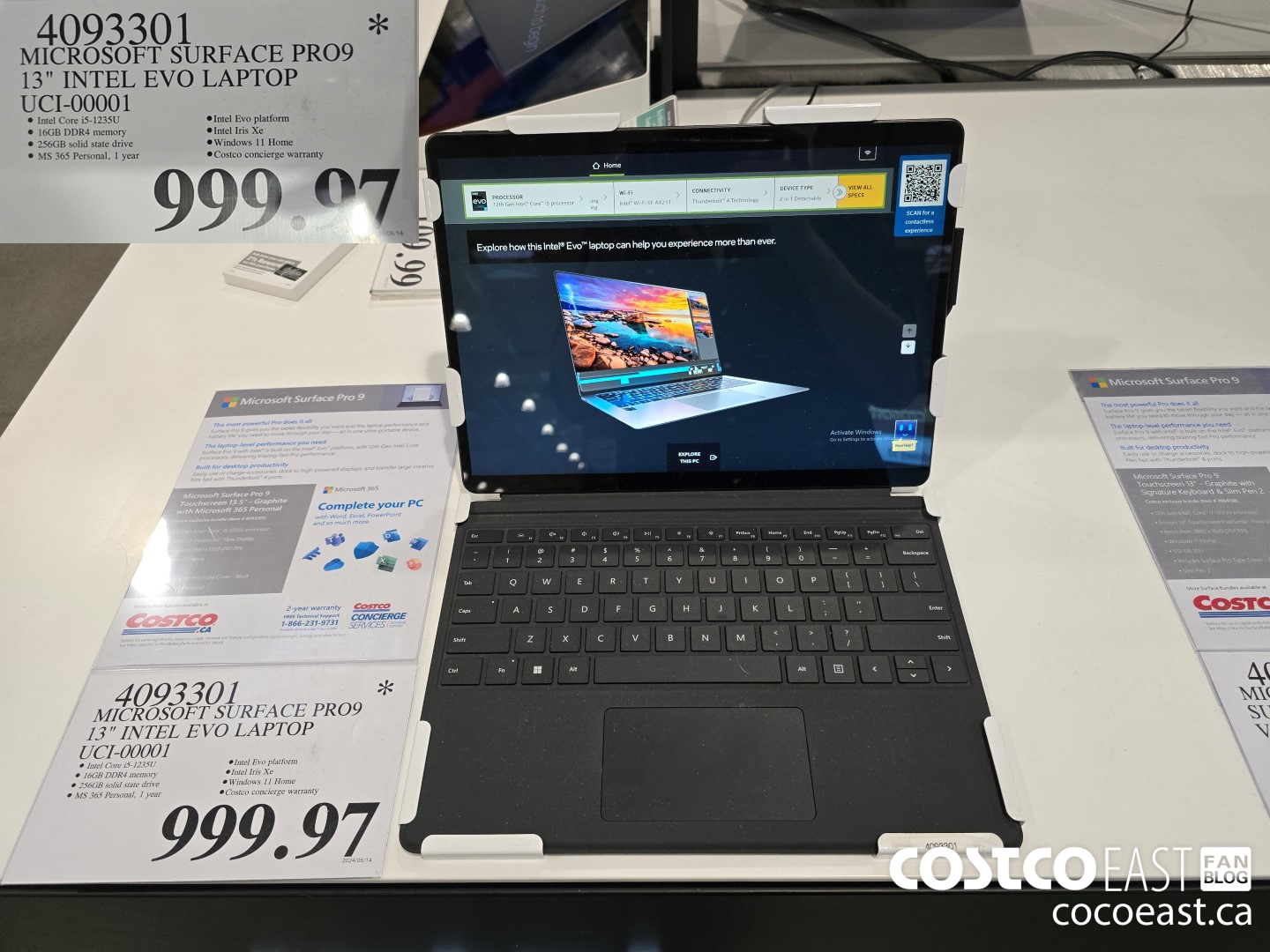 4093301 MICROSOFT SURFACE PRO9 13