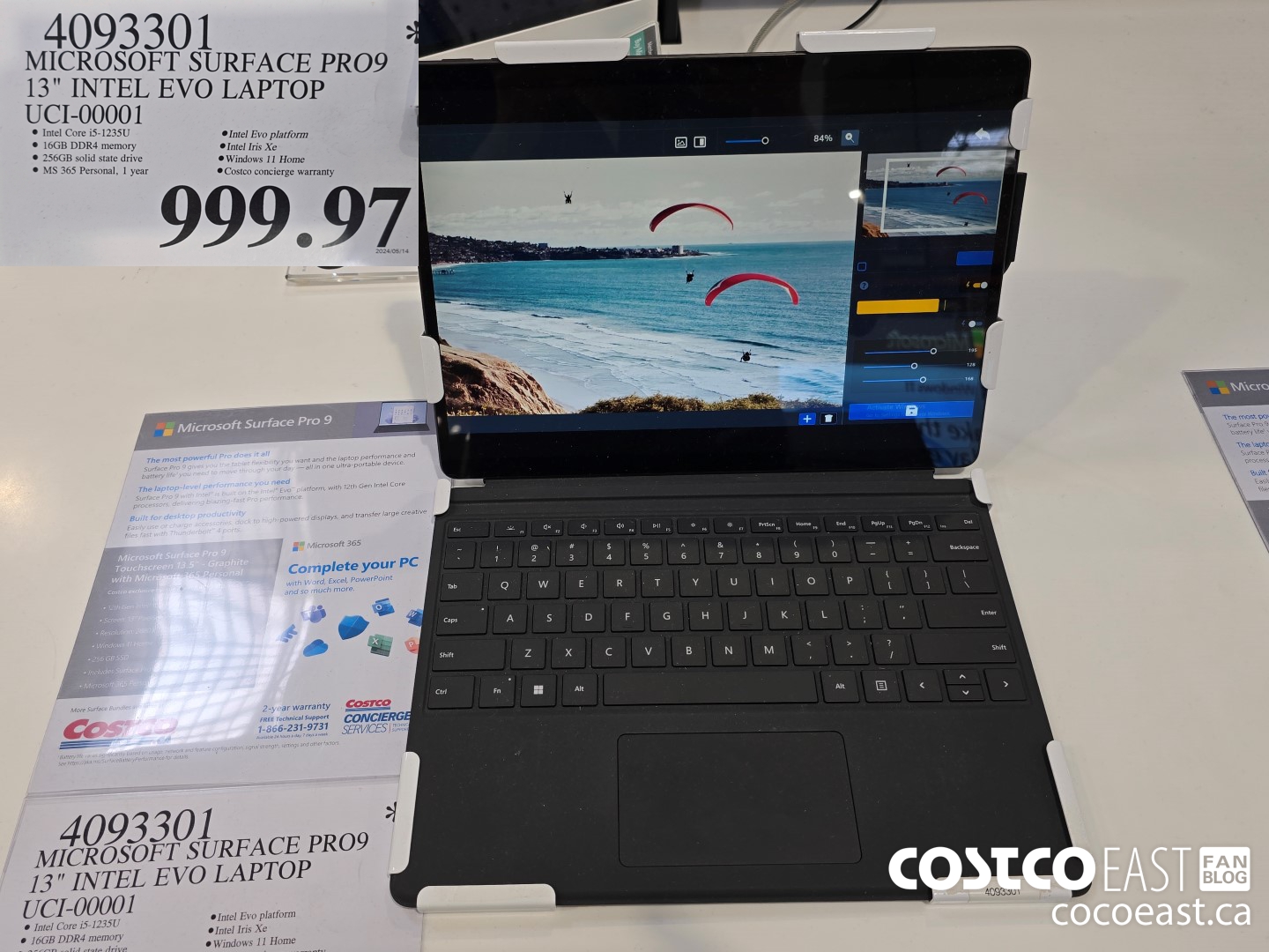 4093301 MICROSOFT SURFACE PRO9 13