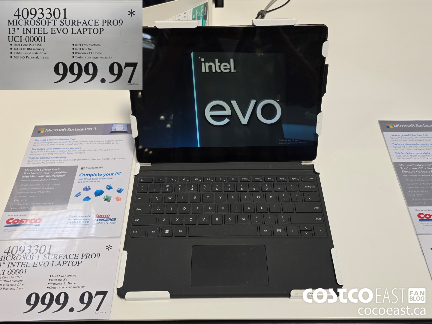 4093301 MICROSOFT SURFACE PRO9 13