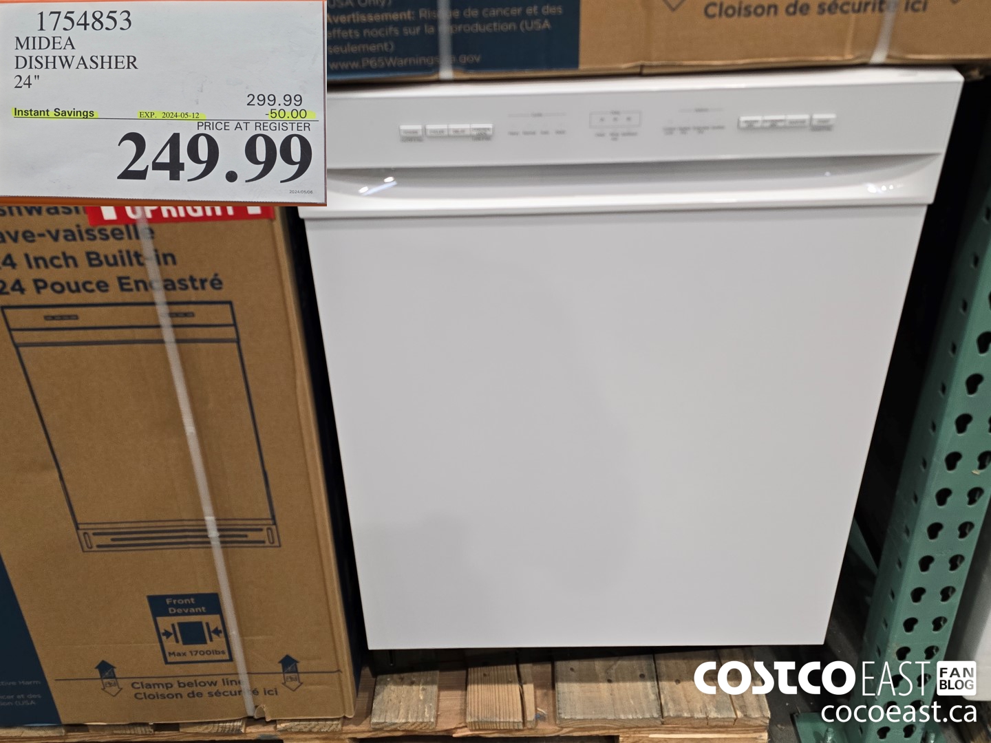 1754853 MIDEA DISHWASHER 24