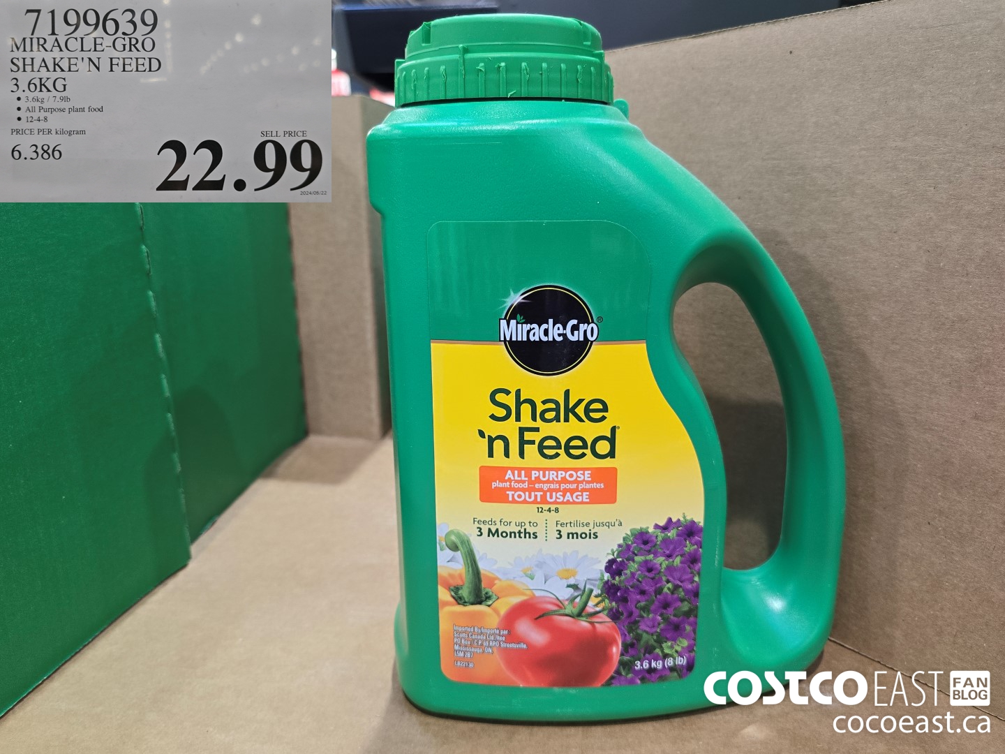 7199639 MIRACLE-GRO SHAKE'N FEED 3.6KG $22.99