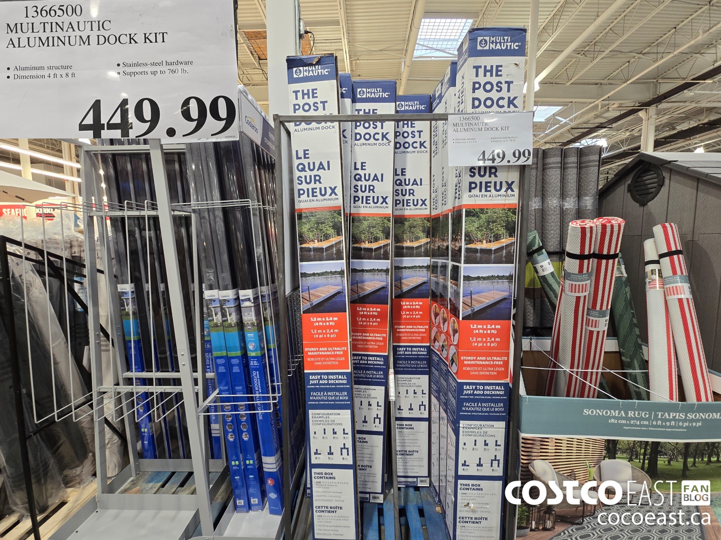 1366500 MULTINAUTIC ALUMINUM DOCK KIT $449.99