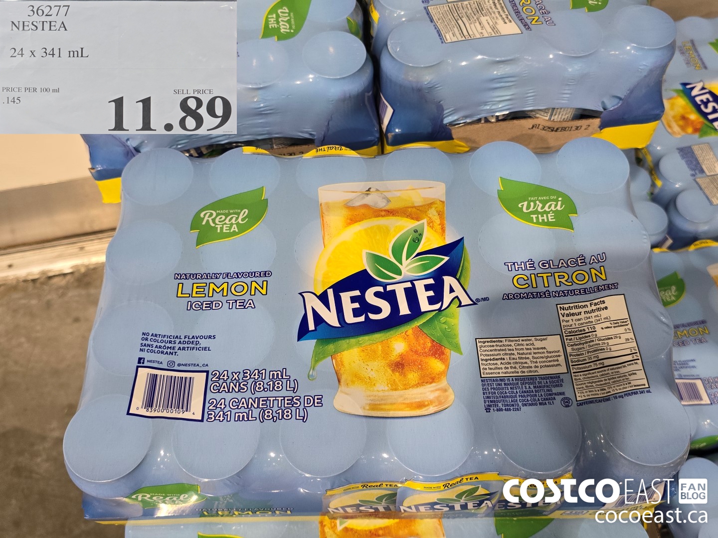 36277 NESTEA 24 X 341 ML $11.89