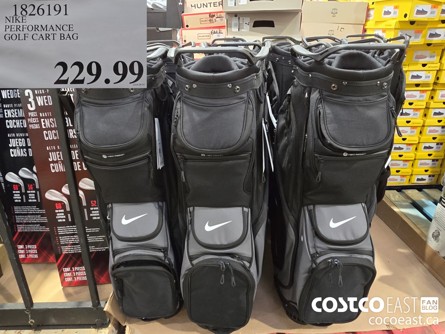 1826191 NIKE PERFORMANCE GOLF CART BAG $229.99