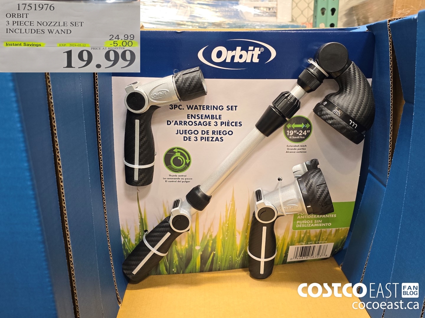 1751976 ORBIT 3 PIECE NOZZLE-SET INCLUDES WAND ($5.00 INSTANT SAVINGS EXPIRES ON 2024-05-12) $19.99