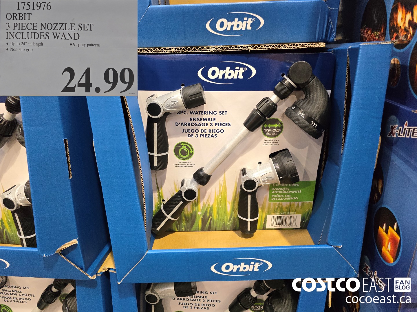 1751976 ORBIT 3 PIECE NOZZLE-SET INCLUDES WAND $24.99