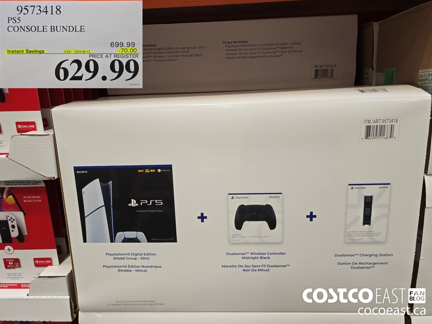 9573418 PS5 CONSOLE BUNDLE ($70.00 INSTANT SAVINGS EXPIRES ON 2024-06-12) $629.99