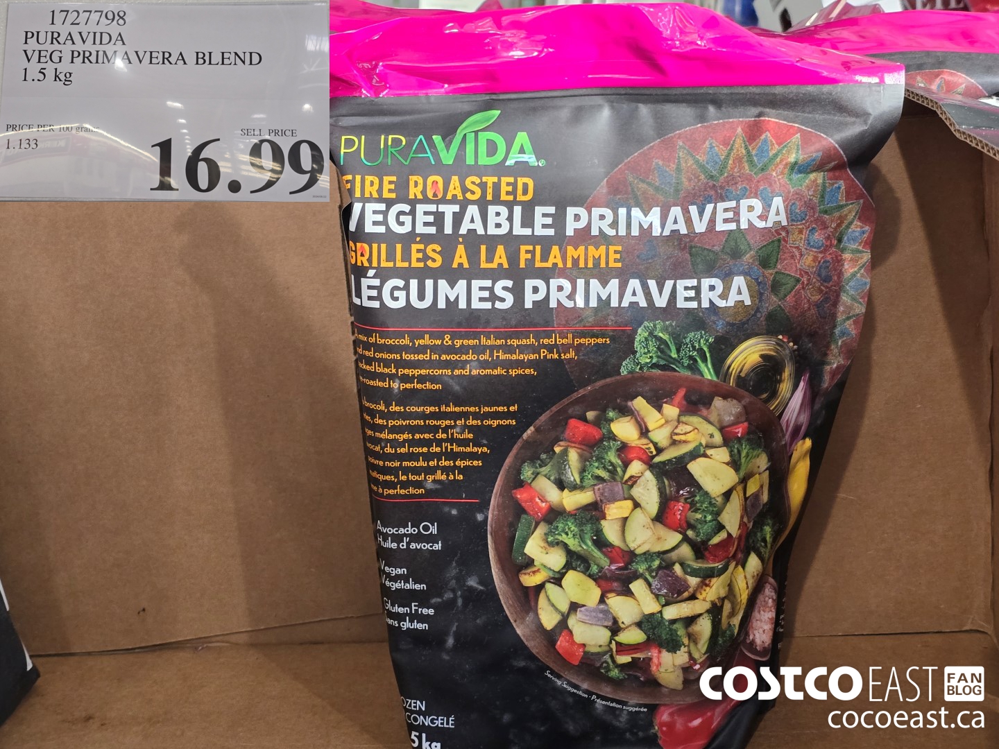 1727798 PURAVIDA VEG PRIMAVERA BLEND 5 kg $16.99