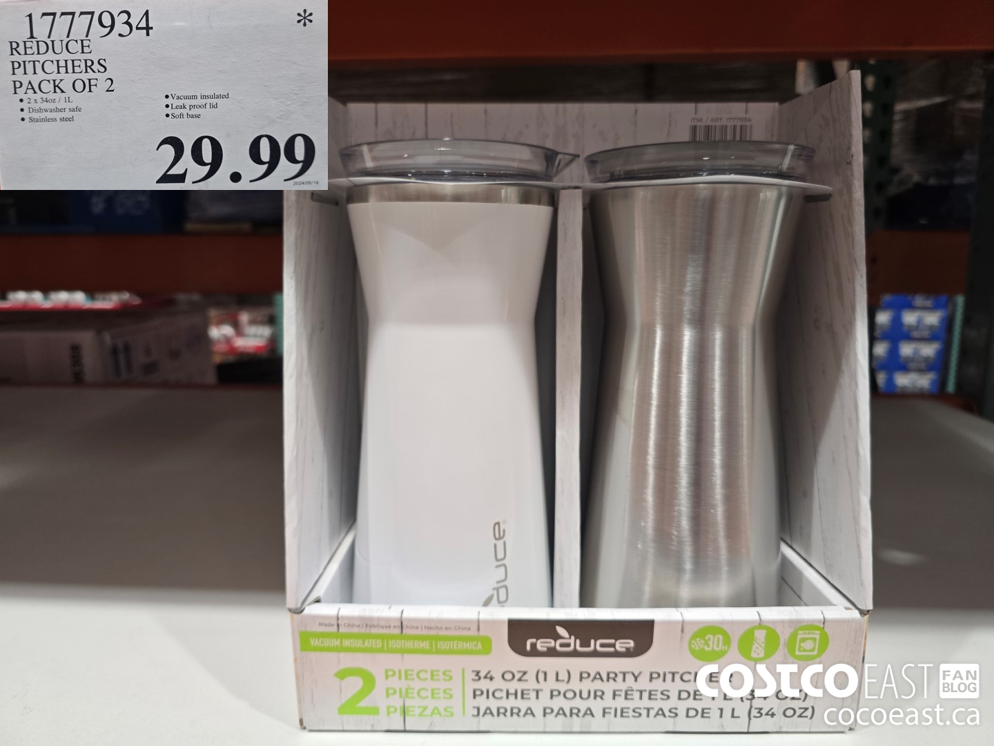 1777934 REDUCE PITCHERS PACK OF 2 $29.99