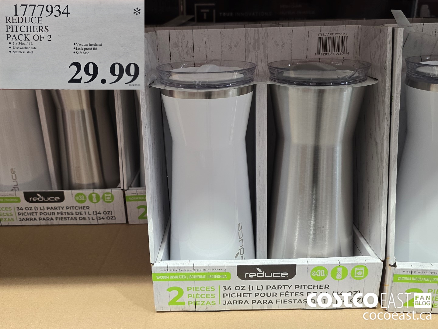 1777934 REDUCE PITCHERS PACK OF 2 $29.99