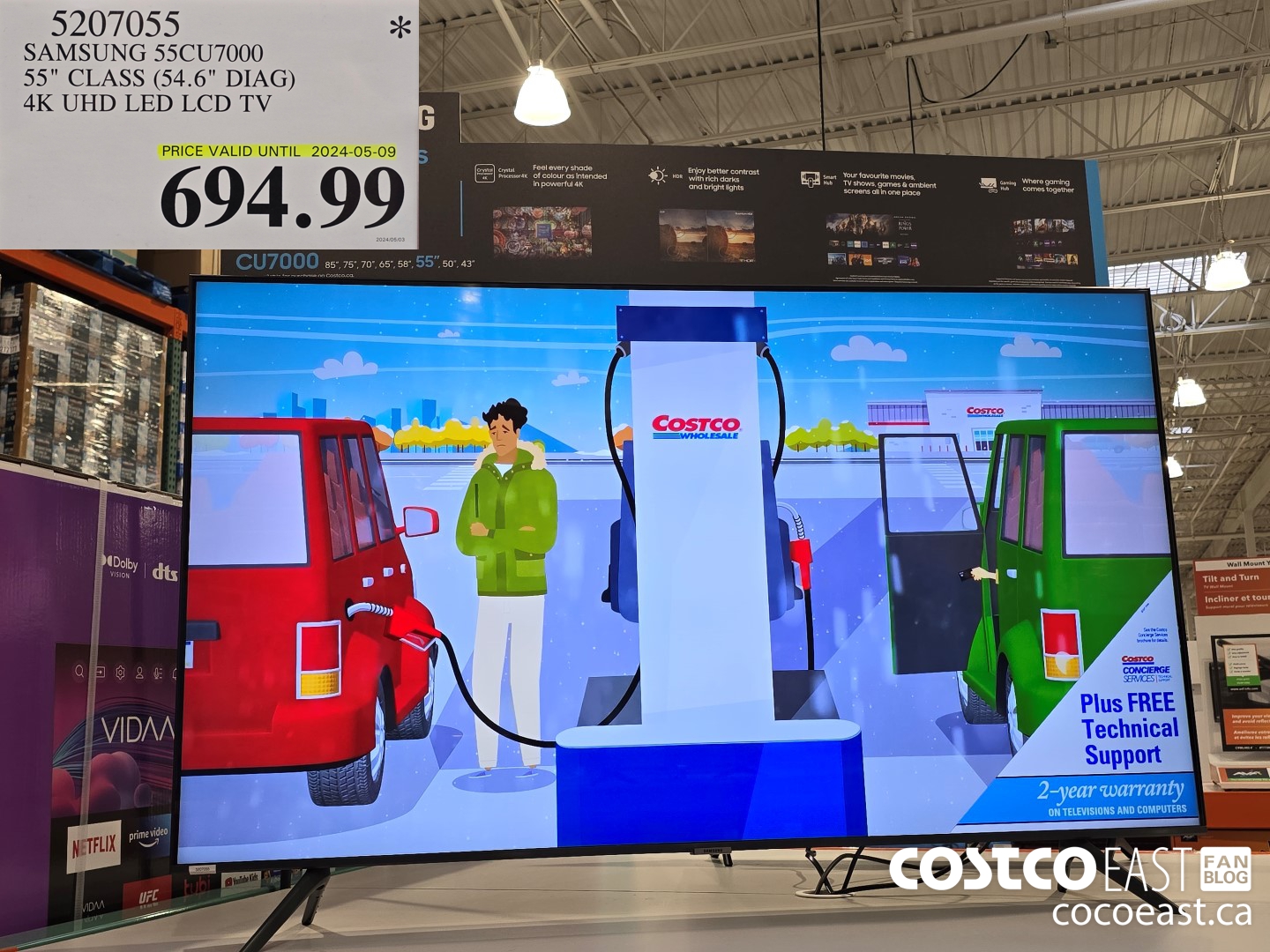 5207055 SAMSUNG 55CU7000 55