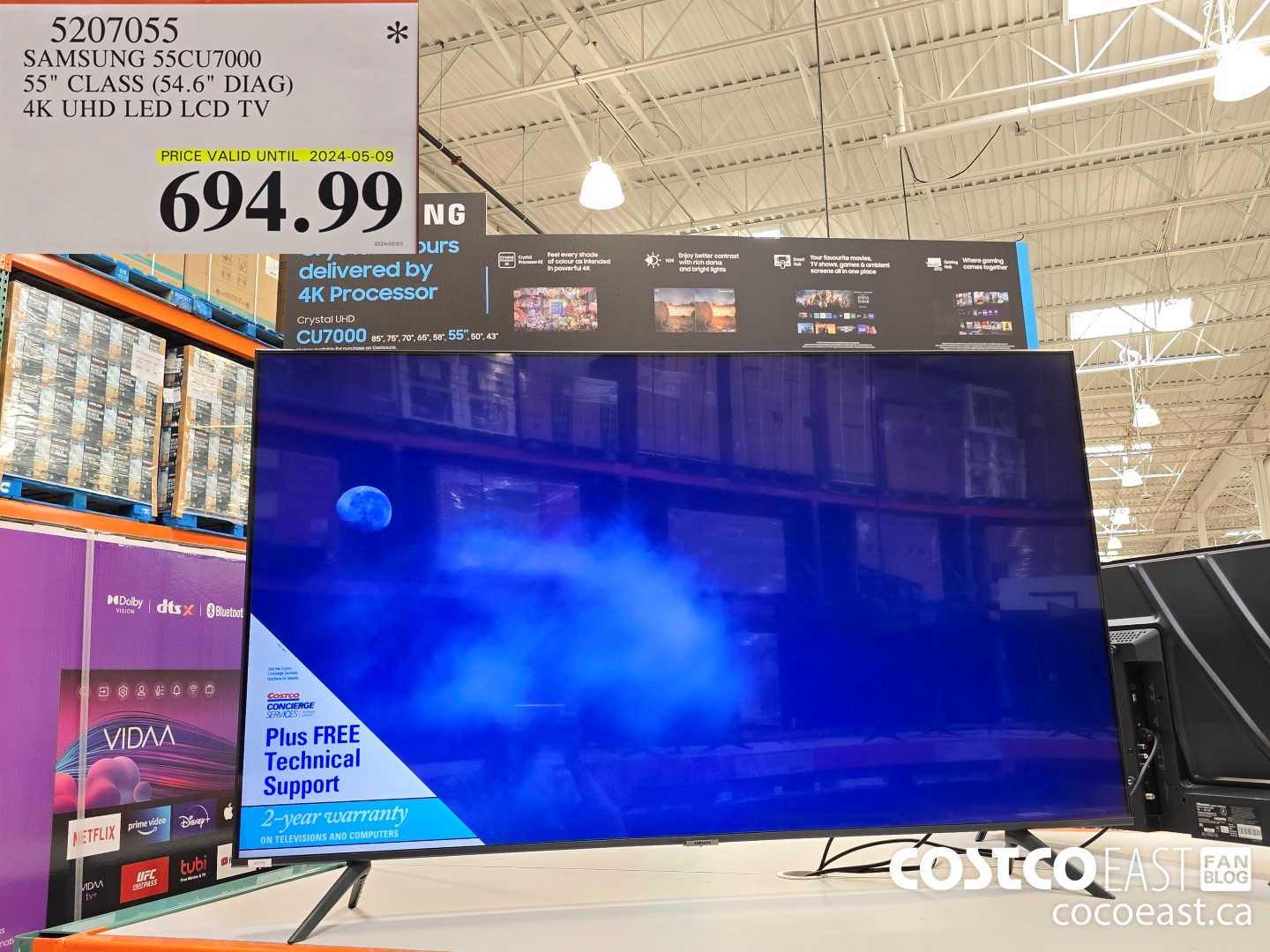 5207055 SAMSUNG 55CU7000 55