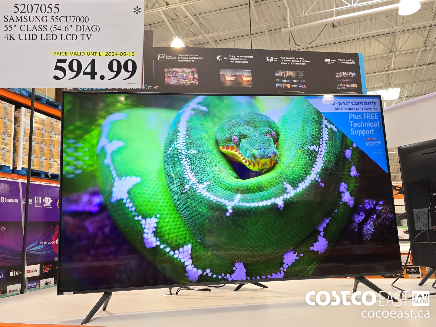 5207055 SAMSUNG 55CU7000 55