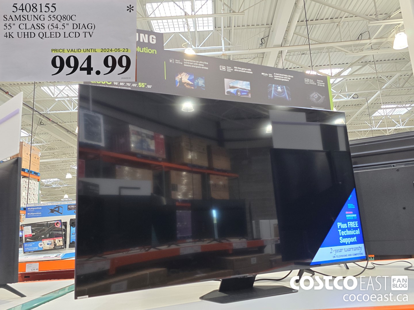 5408155 SAMSUNG 55Q80C 55